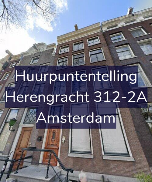 Foto gevel Huurpuntentelling voor Herengracht 312-2A, Amsterdam