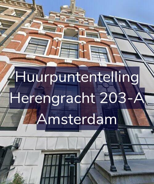 Foto gevel Huurpuntentelling voor Herengracht 203-A, Amsterdam
