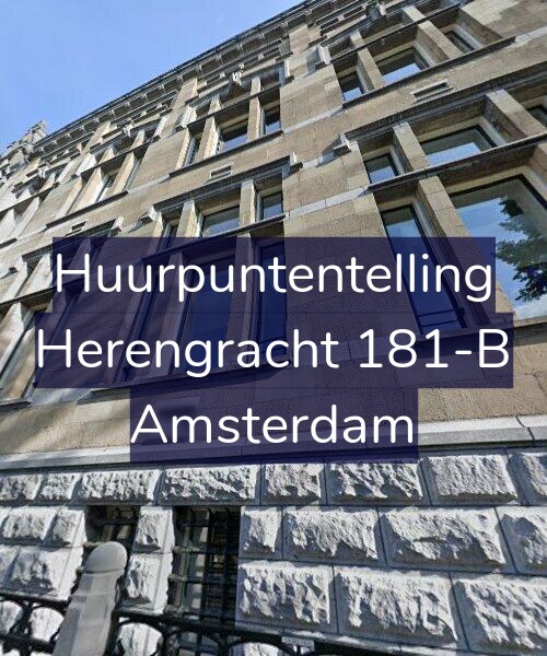 Foto gevel Huurpuntentelling voor Herengracht 181-B, Amsterdam