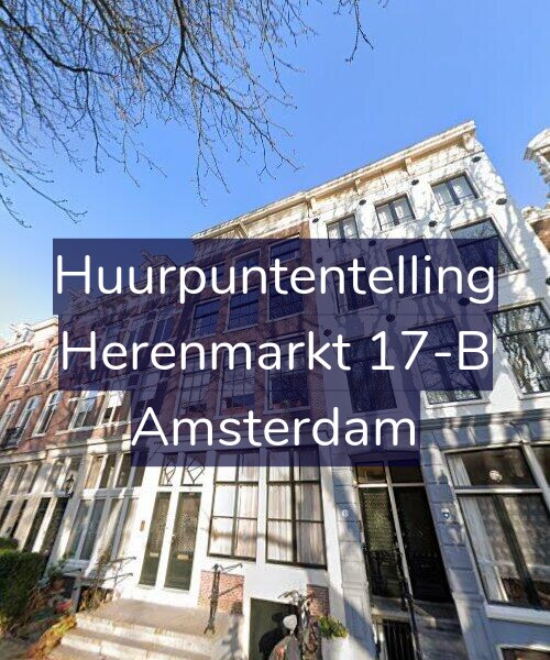 Foto gevel Huurpuntentelling voor Herenmarkt 17-B, Amsterdam