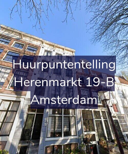 Foto gevel Huurpuntentelling voor Herenmarkt 19-B, Amsterdam