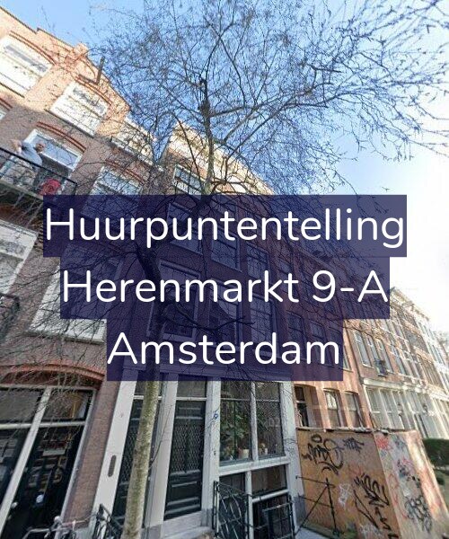 Foto gevel Huurpuntentelling voor Herenmarkt 9-A, Amsterdam