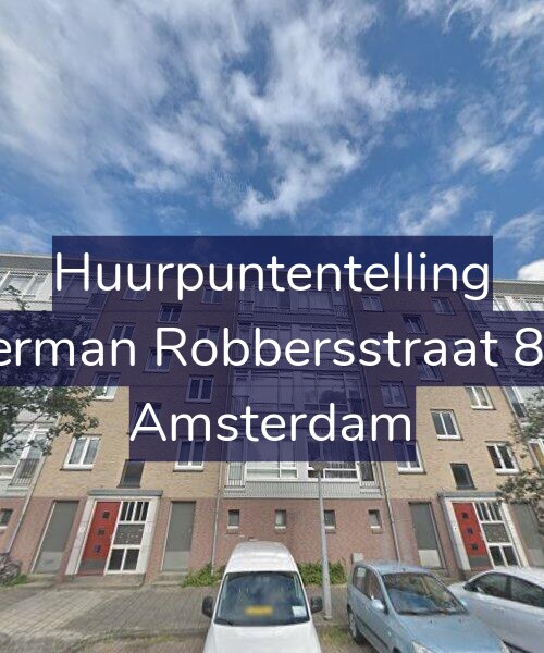 Foto gevel Huurpuntentelling voor Herman Robbersstraat 8-3, Amsterdam