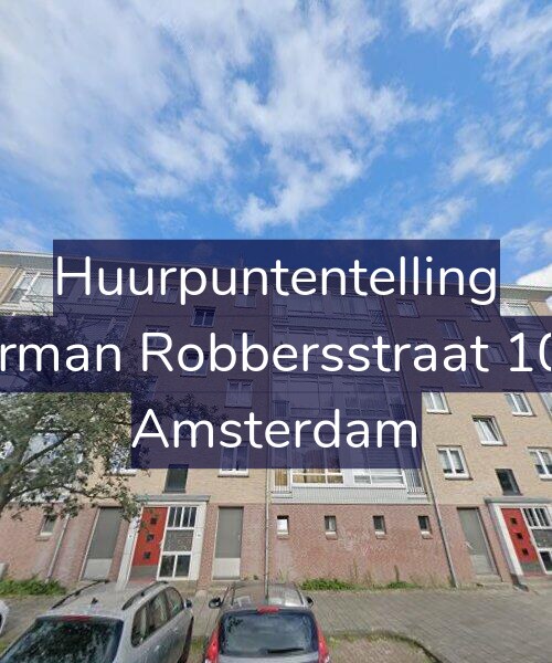 Foto gevel Huurpuntentelling voor Herman Robbersstraat 10-2, Amsterdam