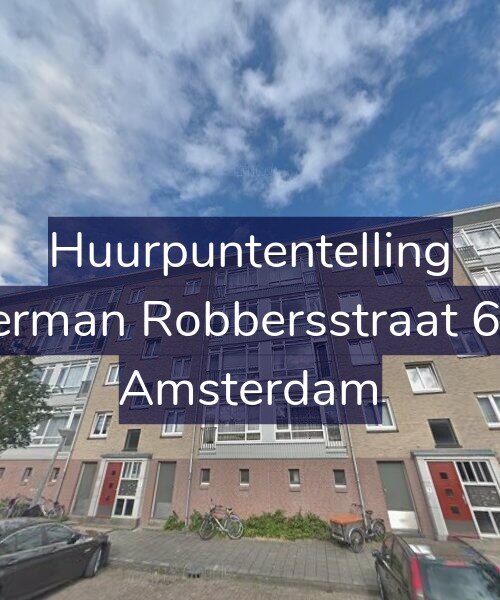 Foto gevel Huurpuntentelling voor Herman Robbersstraat 6-1, Amsterdam