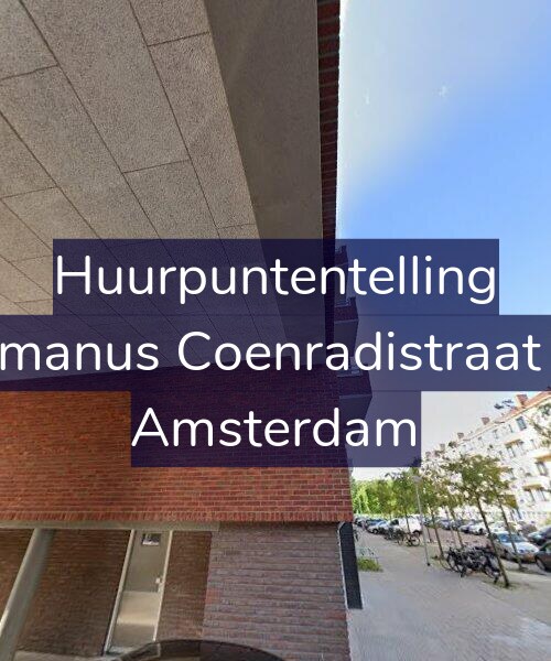 Foto gevel Huurpuntentelling voor Hermanus Coenradistraat 5-1, Amsterdam
