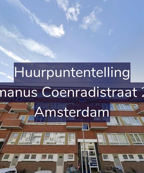 Foto gevel Huurpuntentelling voor Hermanus Coenradistraat 21-3, Amsterdam