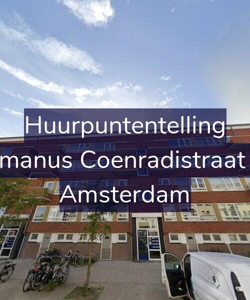 Foto gevel Huurpuntentelling voor Hermanus Coenradistraat 9-1, Amsterdam