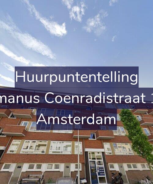 Foto gevel Huurpuntentelling voor Hermanus Coenradistraat 13-3, Amsterdam