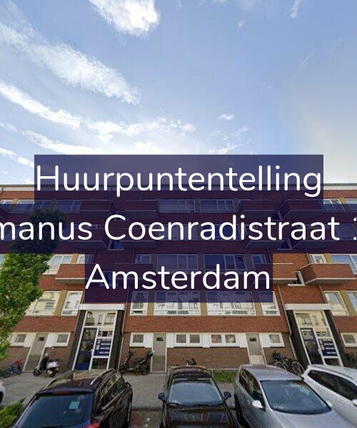 Foto gevel Huurpuntentelling voor Hermanus Coenradistraat 15-1, Amsterdam