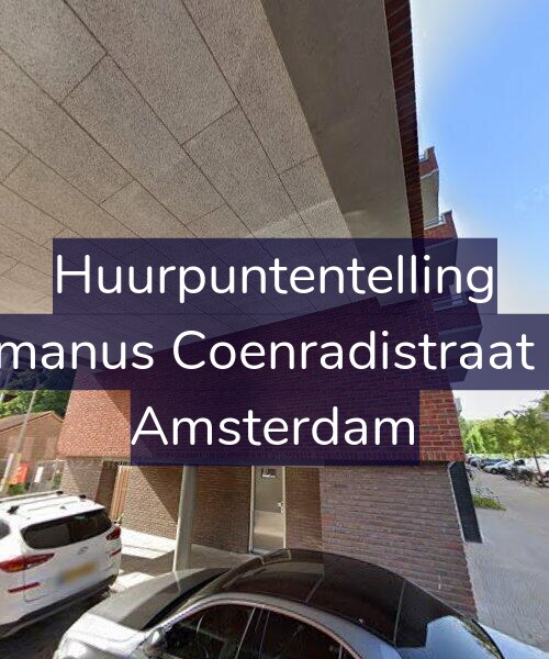 Foto gevel Huurpuntentelling voor Hermanus Coenradistraat 1-H, Amsterdam