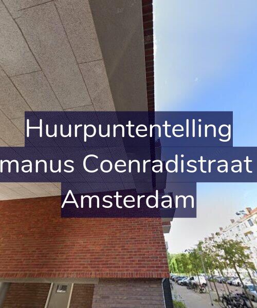Foto gevel Huurpuntentelling voor Hermanus Coenradistraat 5-3, Amsterdam