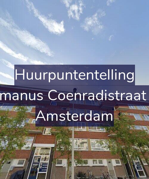 Foto gevel Huurpuntentelling voor Hermanus Coenradistraat 7-2, Amsterdam