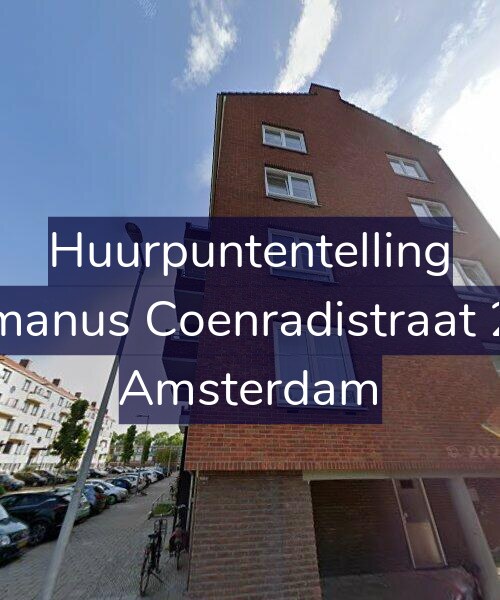 Foto gevel Huurpuntentelling voor Hermanus Coenradistraat 25-1, Amsterdam