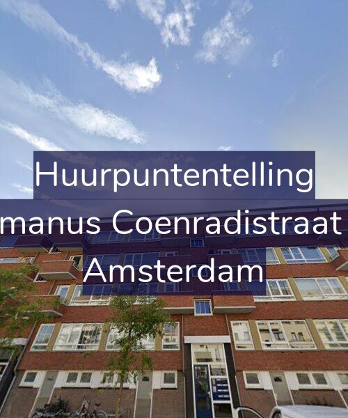 Foto gevel Huurpuntentelling voor Hermanus Coenradistraat 9-2, Amsterdam