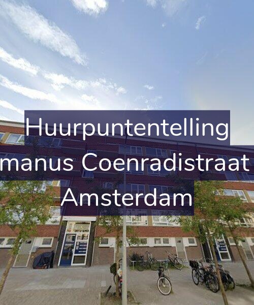 Foto gevel Huurpuntentelling voor Hermanus Coenradistraat 7-1, Amsterdam