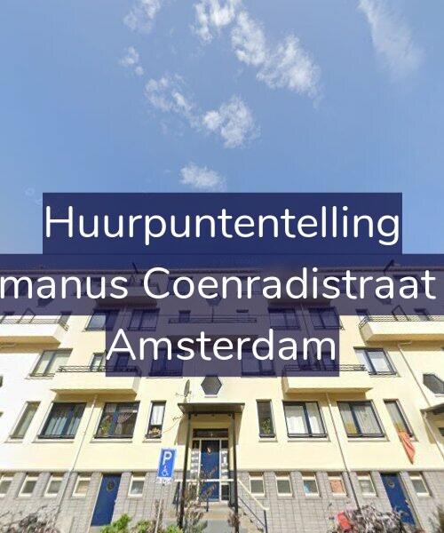 Foto gevel Huurpuntentelling voor Hermanus Coenradistraat 6-2, Amsterdam