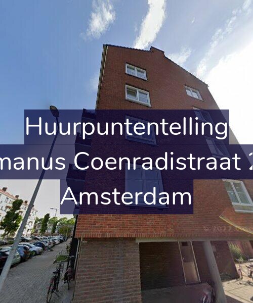 Foto gevel Huurpuntentelling voor Hermanus Coenradistraat 27-1, Amsterdam