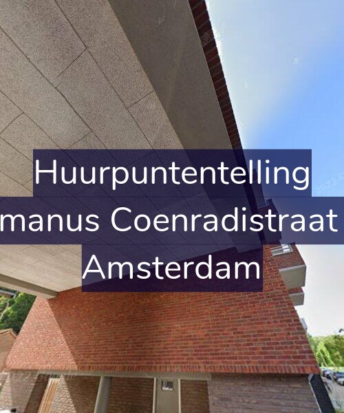 Foto gevel Huurpuntentelling voor Hermanus Coenradistraat 1-3, Amsterdam