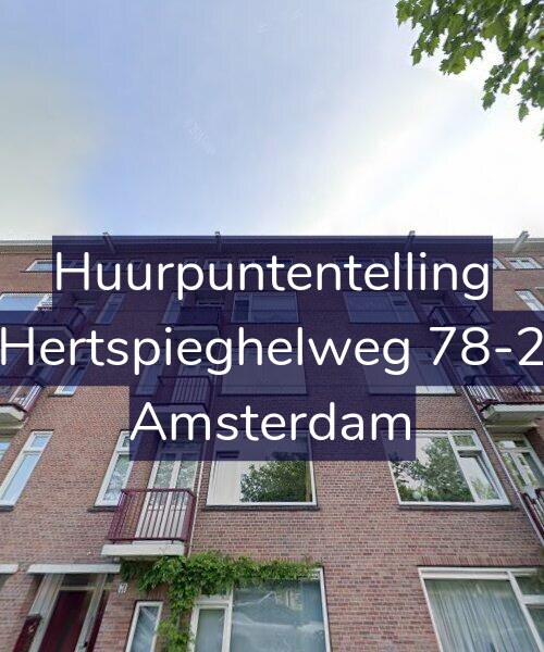 Foto gevel Huurpuntentelling voor Hertspieghelweg 78-2, Amsterdam