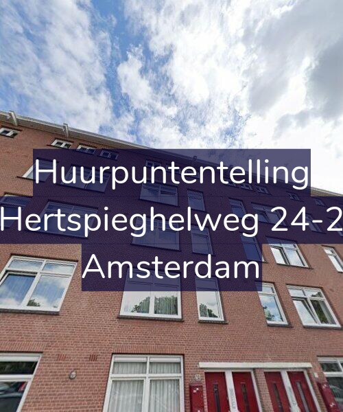 Foto gevel Huurpuntentelling voor Hertspieghelweg 24-2, Amsterdam