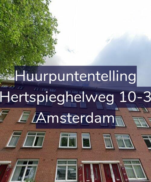 Foto gevel Huurpuntentelling voor Hertspieghelweg 10-3, Amsterdam