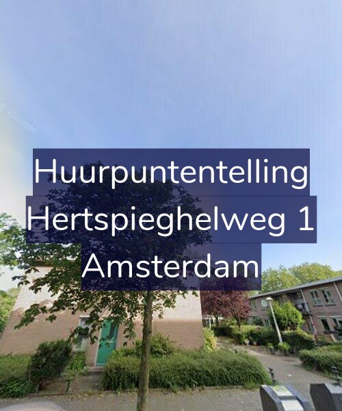 Foto gevel Huurpuntentelling voor Hertspieghelweg 1, Amsterdam