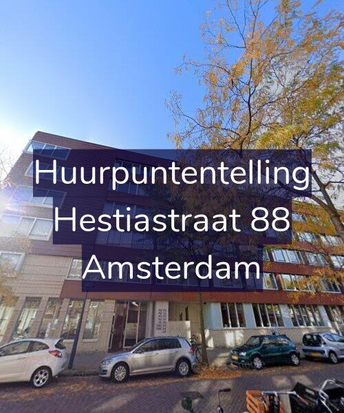 Foto gevel Huurpuntentelling voor Hestiastraat 88, Amsterdam