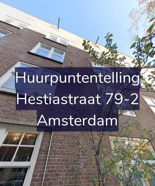Foto gevel Huurpuntentelling voor Hestiastraat 79-2, Amsterdam