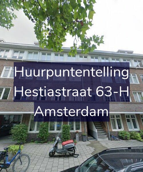 Foto gevel Huurpuntentelling voor Hestiastraat 63-H, Amsterdam