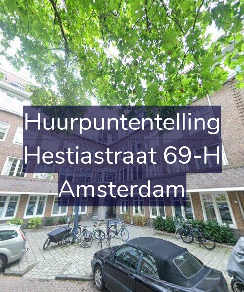 Foto gevel Huurpuntentelling voor Hestiastraat 69-H, Amsterdam