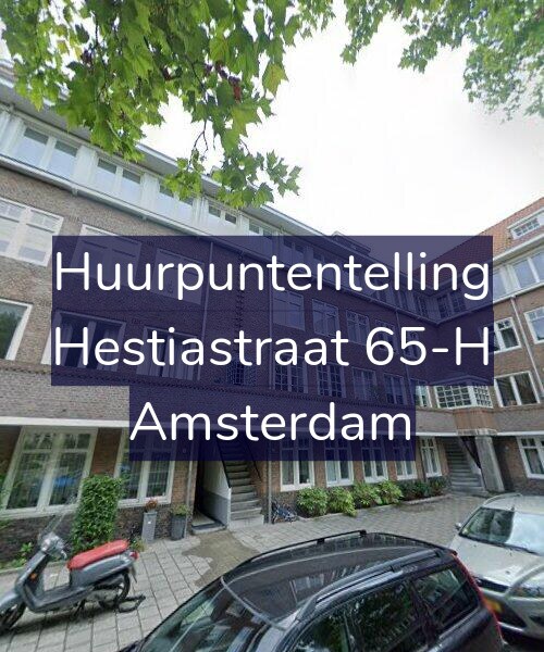 Foto gevel Huurpuntentelling voor Hestiastraat 65-H, Amsterdam