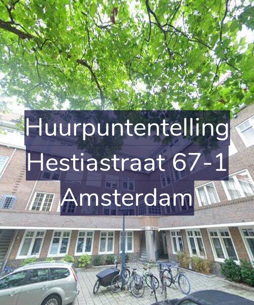 Foto gevel Huurpuntentelling voor Hestiastraat 67-1, Amsterdam