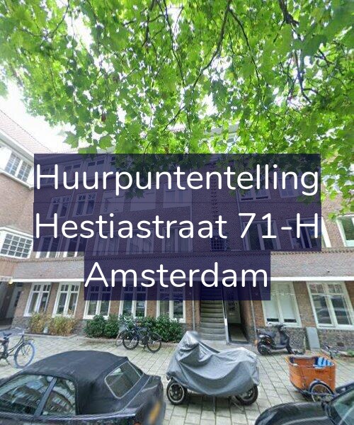 Foto gevel Huurpuntentelling voor Hestiastraat 71-H, Amsterdam