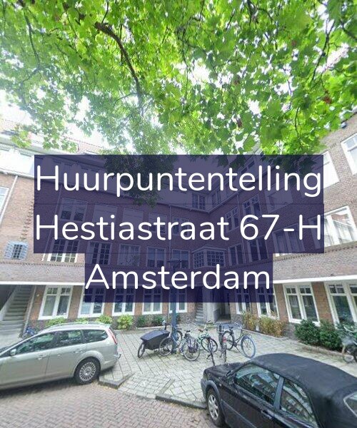 Foto gevel Huurpuntentelling voor Hestiastraat 67-H, Amsterdam