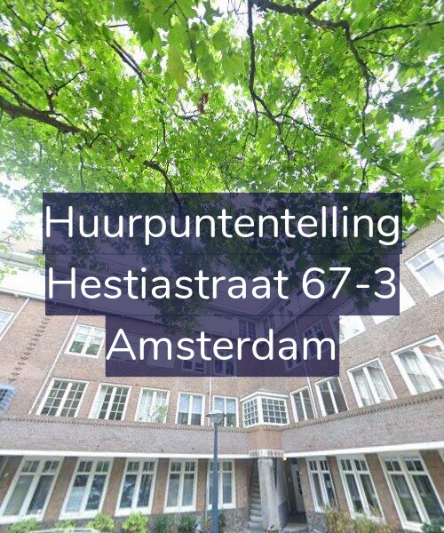 Foto gevel Huurpuntentelling voor Hestiastraat 67-3, Amsterdam