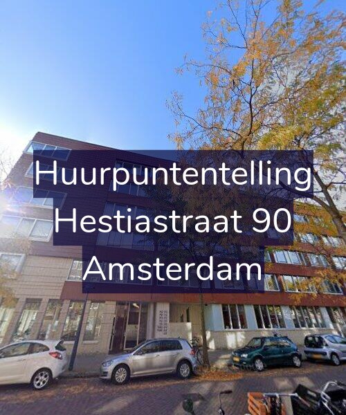 Foto gevel Huurpuntentelling voor Hestiastraat 90, Amsterdam