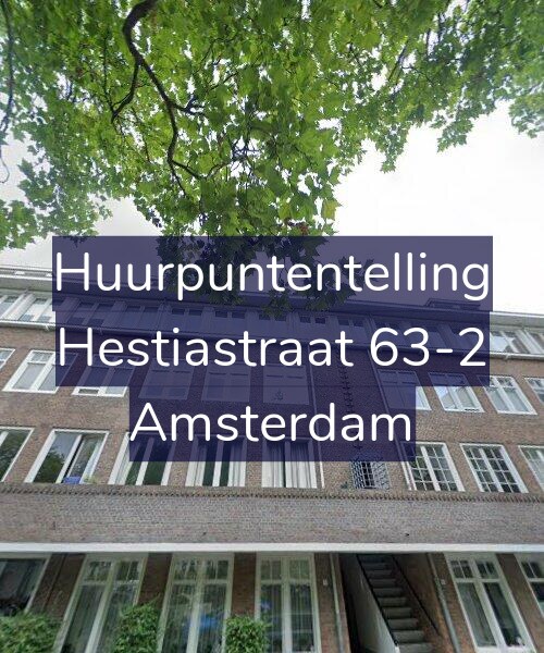 Foto gevel Huurpuntentelling voor Hestiastraat 63-2, Amsterdam