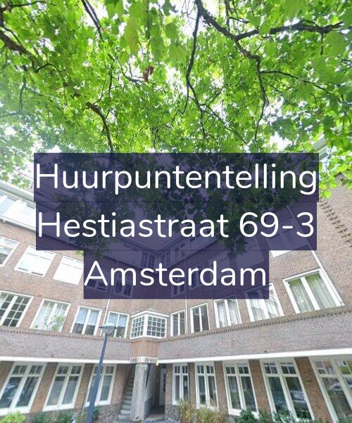 Foto gevel Huurpuntentelling voor Hestiastraat 69-3, Amsterdam