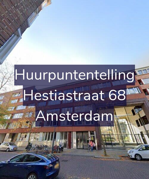 Foto gevel Huurpuntentelling voor Hestiastraat 68, Amsterdam