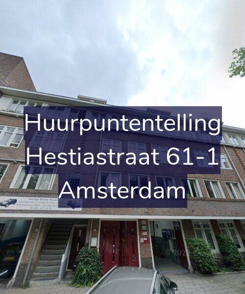 Foto gevel Huurpuntentelling voor Hestiastraat 61-1, Amsterdam