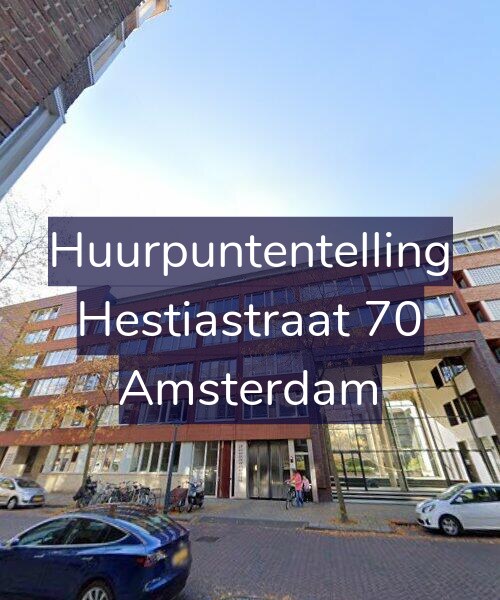 Foto gevel Huurpuntentelling voor Hestiastraat 70, Amsterdam
