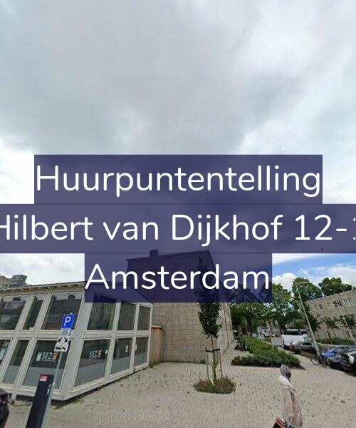 Foto gevel Huurpuntentelling voor Hilbert van Dijkhof 12-1, Amsterdam