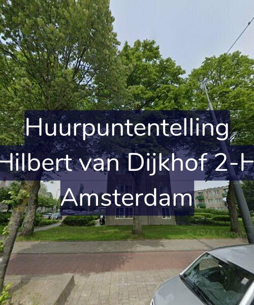 Foto gevel Huurpuntentelling voor Hilbert van Dijkhof 2-H, Amsterdam