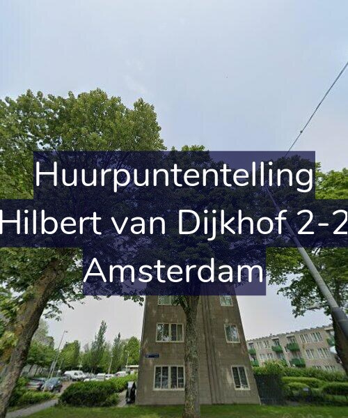 Foto gevel Huurpuntentelling voor Hilbert van Dijkhof 2-2, Amsterdam