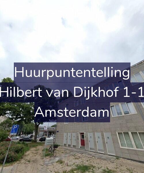 Foto gevel Huurpuntentelling voor Hilbert van Dijkhof 1-1, Amsterdam