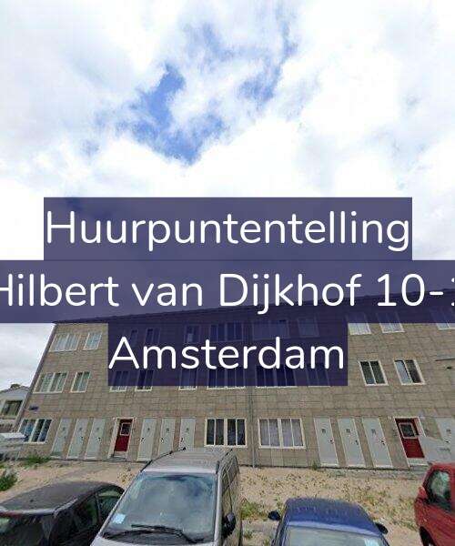 Foto gevel Huurpuntentelling voor Hilbert van Dijkhof 10-1, Amsterdam