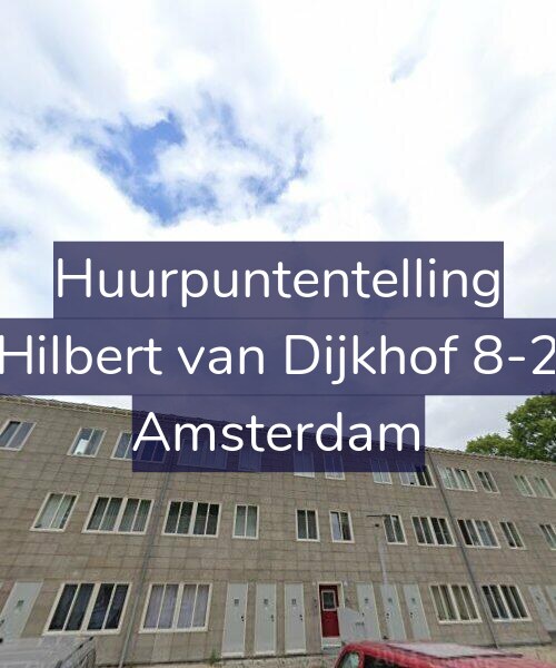 Foto gevel Huurpuntentelling voor Hilbert van Dijkhof 8-2, Amsterdam