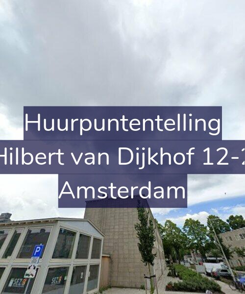 Foto gevel Huurpuntentelling voor Hilbert van Dijkhof 12-2, Amsterdam