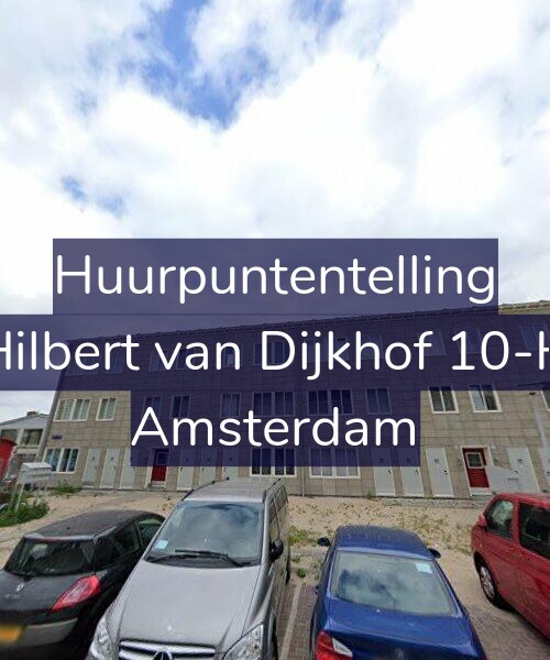 Foto gevel Huurpuntentelling voor Hilbert van Dijkhof 10-H, Amsterdam
